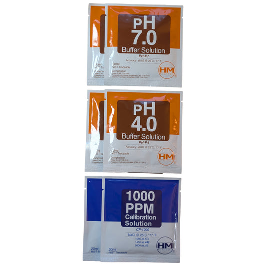 pH and EC Calibration Solutions