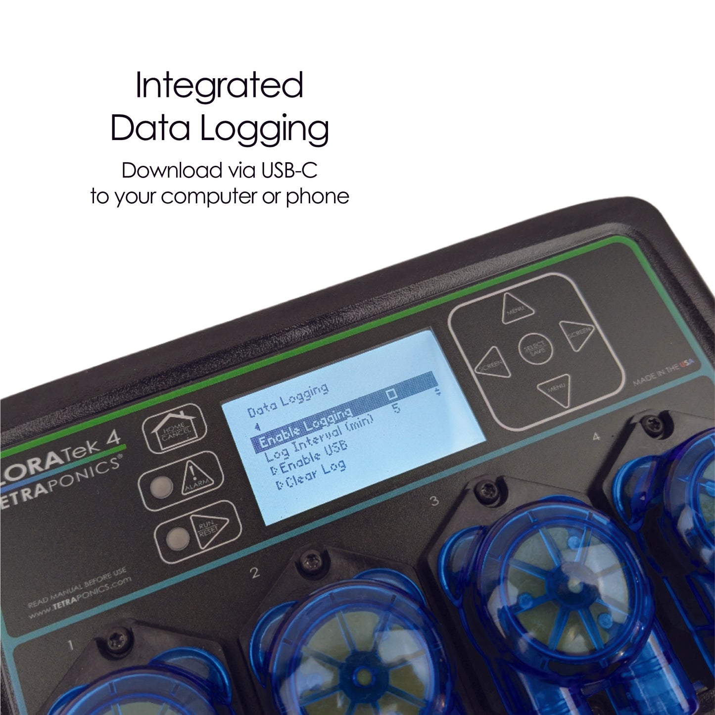FLORATek 4 - Integrated Data Logging